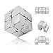 DOLASEV Metal Infinity Cube Aluminum Alloy Infinity Cube with Case Handheld Fidget Cube Desk Fidget Toys for Relieve Stress Anxiety ADHD EDC Silver - Image 3