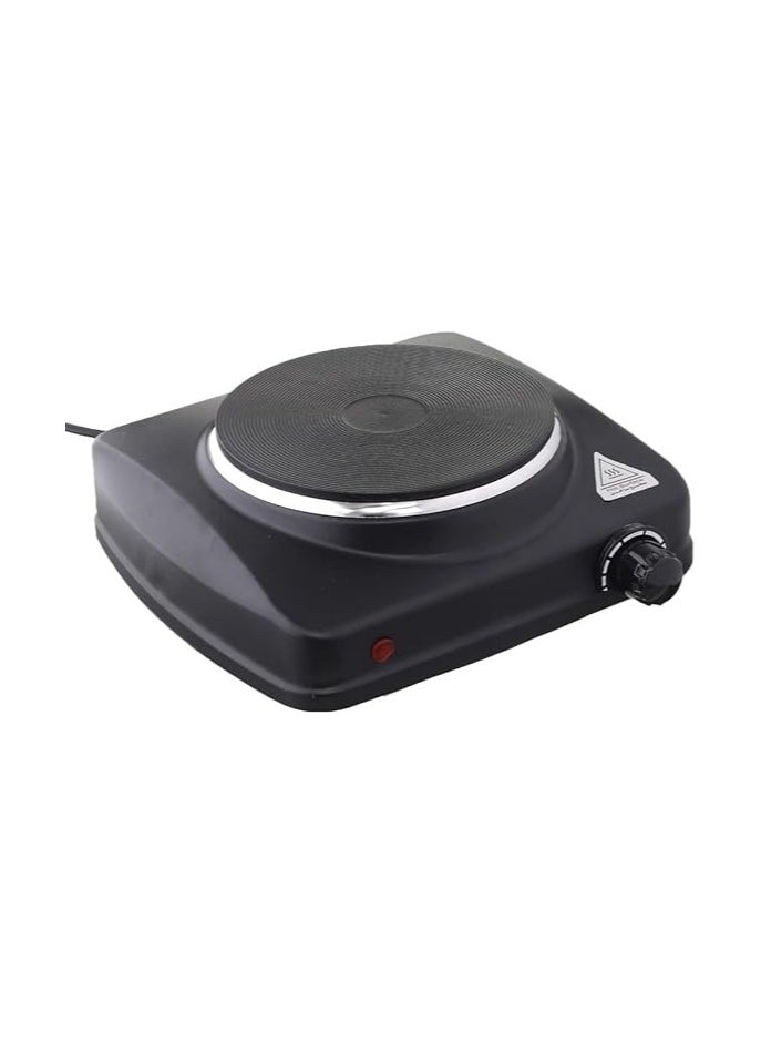 Home Gold Single Burner Electric Hot Plate Cooker Non-Stick Coating Overheat Protection 1000W - 1 Year Warranty