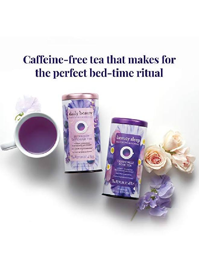 The REPUBLIC of TEA Beautifying Botanicals® Beauty Sleep Chamomile Rose Herbal Tea Bags (36 Count) - Image 5