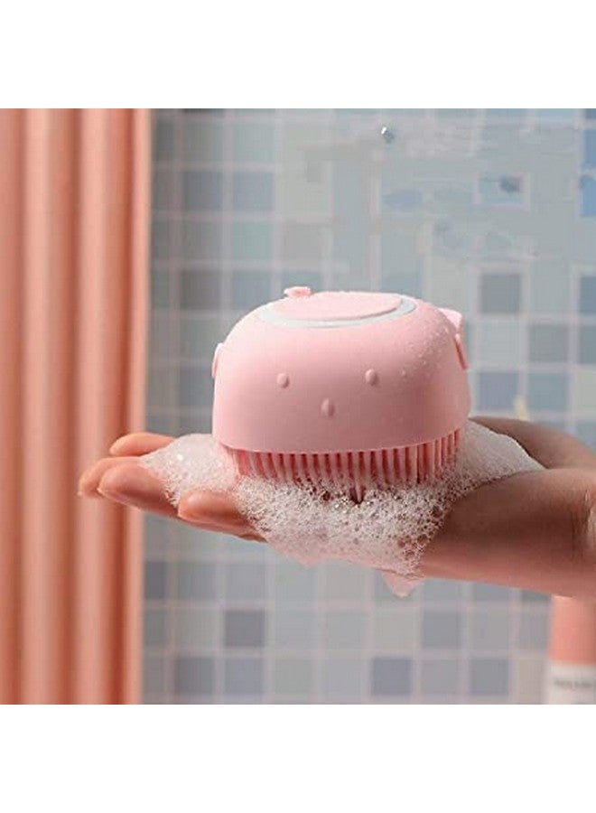 QUALIZA Sales Soft Silicone Bath Shower Massage Body Cleaning Bath Brush With Shampoo Dispenser - Image 5