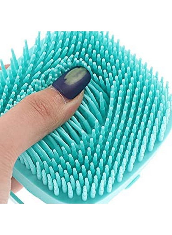 QUALIZA Sales Soft Silicone Bath Shower Massage Body Cleaning Bath Brush With Shampoo Dispenser - Image 4