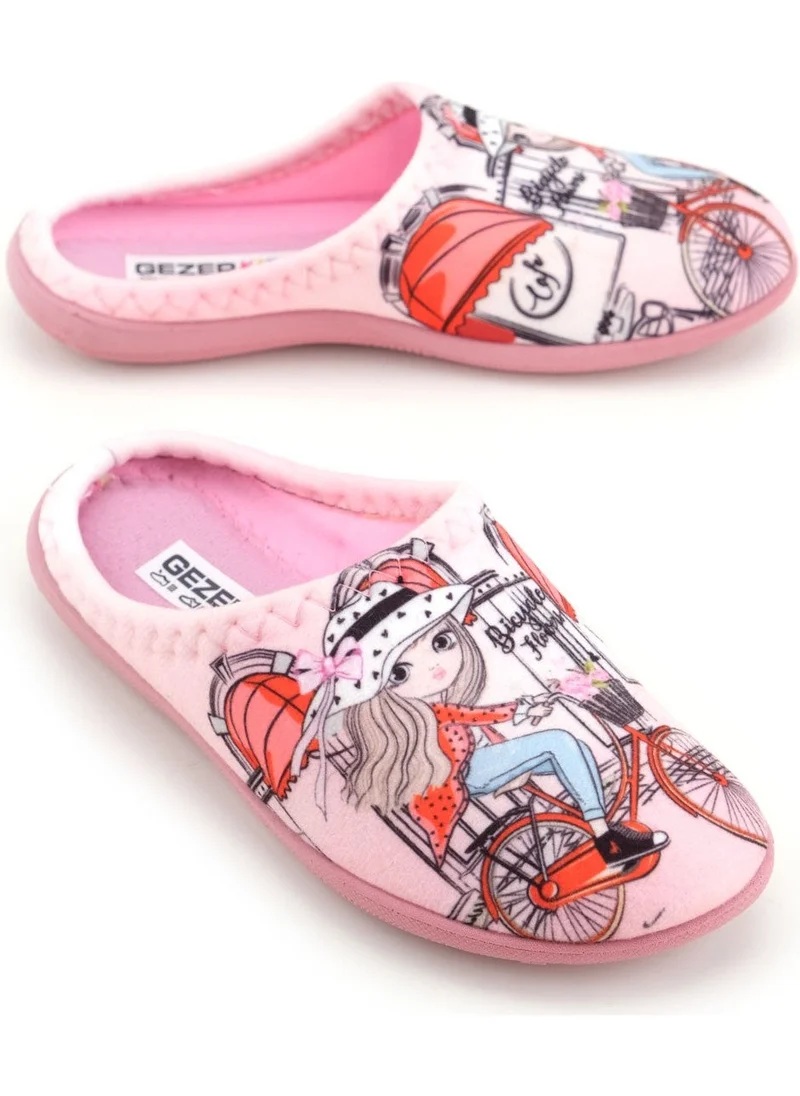 جيزر Girls Winter Design Comfortable Silent Sole Gondola Home Garden Slippers