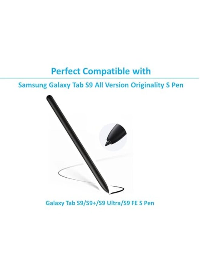 Bukela 5 PCS Soft Tips/Nibs Compatible with Galaxy Tab S9 Ultra / S9 Plus / S9 S Pen/Tab S9 FE Replacement Tips/Nibs Soft (S9/S9+/S9 Ultra/S9 FE Black*5) - Image 2