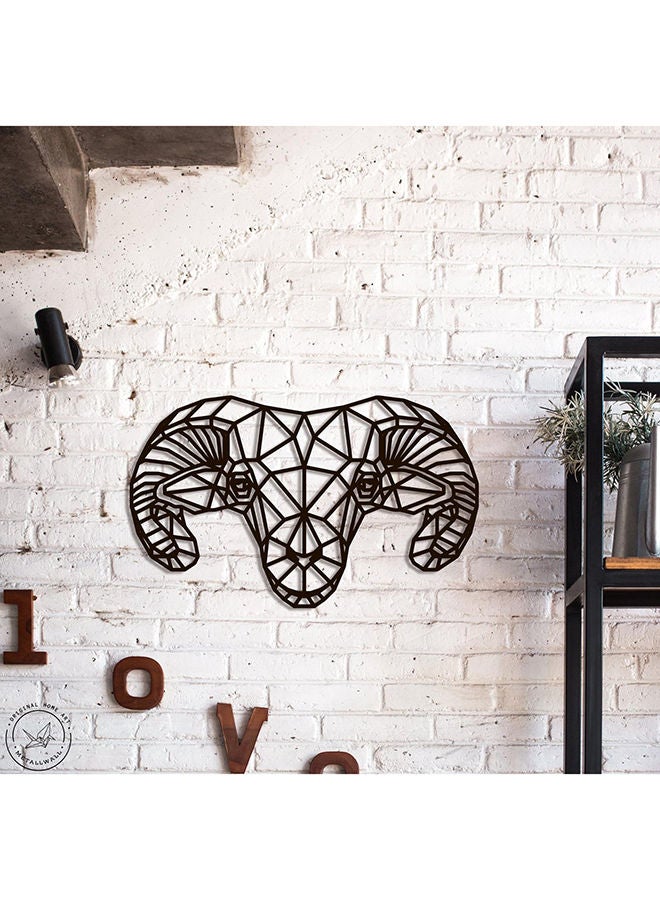 Geometric Sheep Head Wall Art