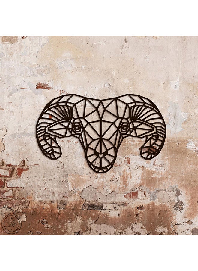 Geometric Sheep Head Wall Art