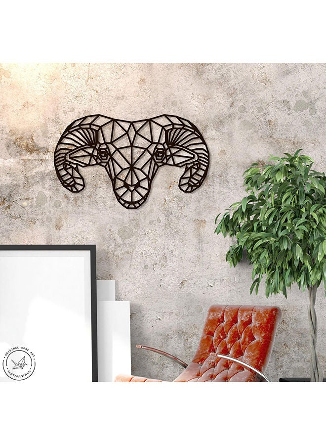 Geometric Sheep Head Wall Art