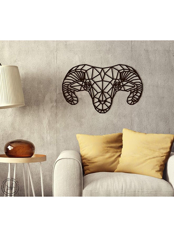 Geometric Sheep Head Wall Art