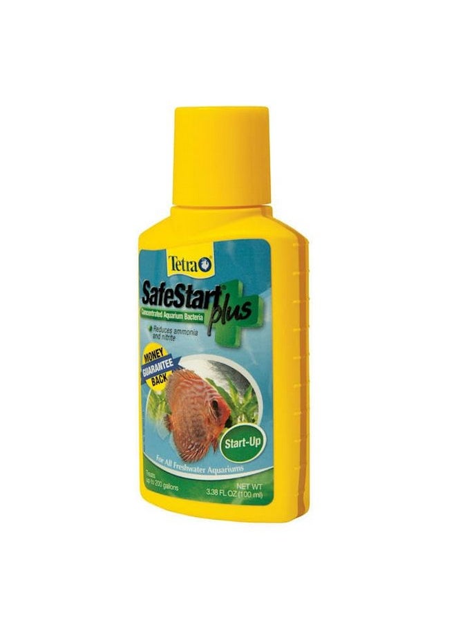 Tetra - Tetra SafeStart Plus, For Newly Set-Up Fish aquariums, 100 ml, 3.38-Ounce - Image 1