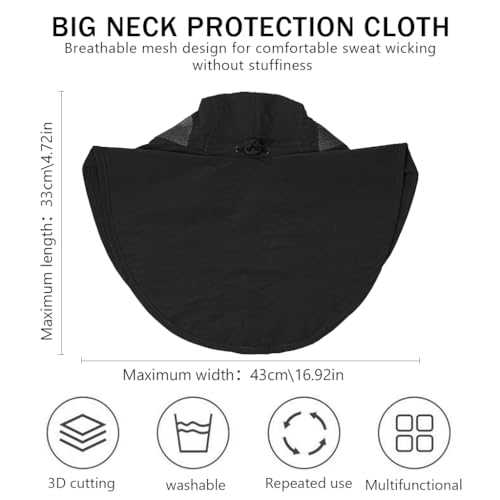 Gustave® Hat for Men, UPF 50+ Protection Wide Brim & Neck Flap Bucket Hat, Breathable Mesh, Adjustable Fit, Windproof Strap - Fashionable & Durable for Hiking, Fishing, Gardening - Image 3