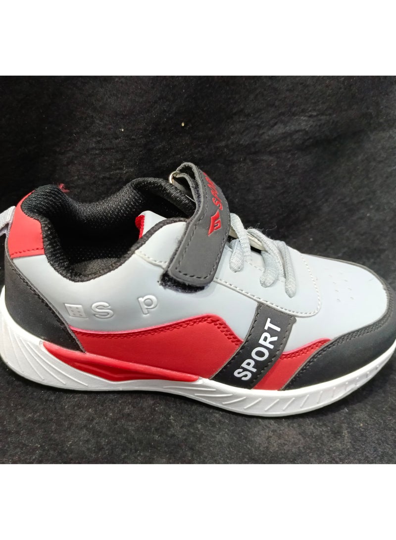 حذاء جلد صناعي كاجوال للأطفال