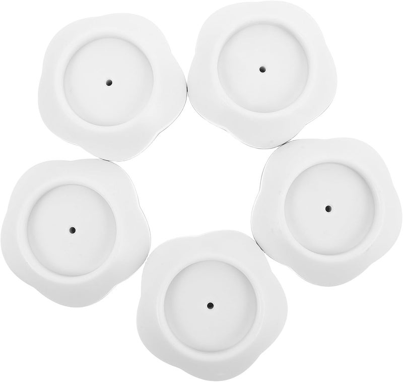 Gate Wall Protector Guards 5pcs Non-Slip Safety Gate Protective Cups Plastic Wall Bumpers for Pet Safety Doorways - Image 1