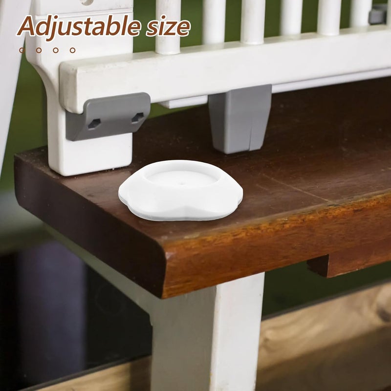 Gate Wall Protector Guards 5pcs Non-Slip Safety Gate Protective Cups Plastic Wall Bumpers for Pet Safety Doorways - Image 5