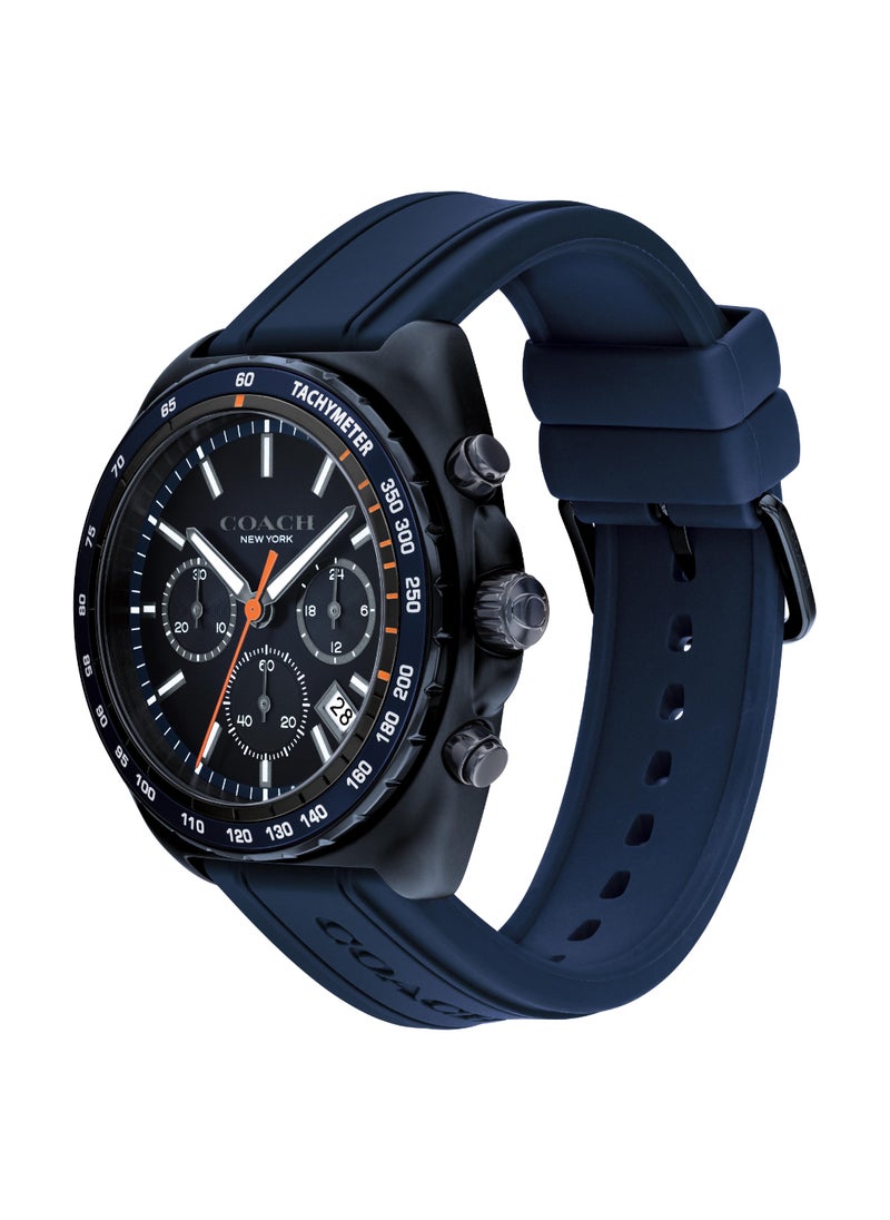 COACH COACH WATCHES TONNEAU CHRONOGRAPH MEN'S BLUE CASE WATCH - 14602706  - Image 1