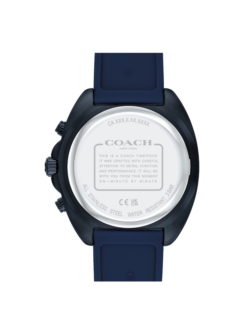 COACH COACH WATCHES TONNEAU CHRONOGRAPH MEN'S BLUE CASE WATCH - 14602706  - Image 3