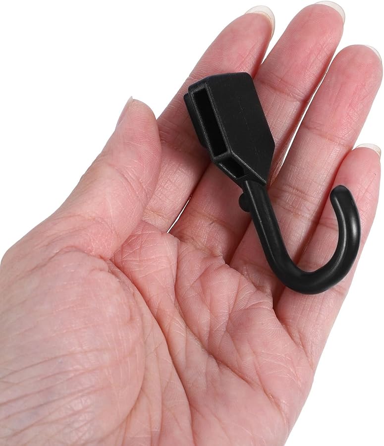 خطافات لوح الأوتاد من البلاستيك ABS الثقيل لتنظيم أدوات المرآب سهلة التركيب بدون أدوات - Image 4