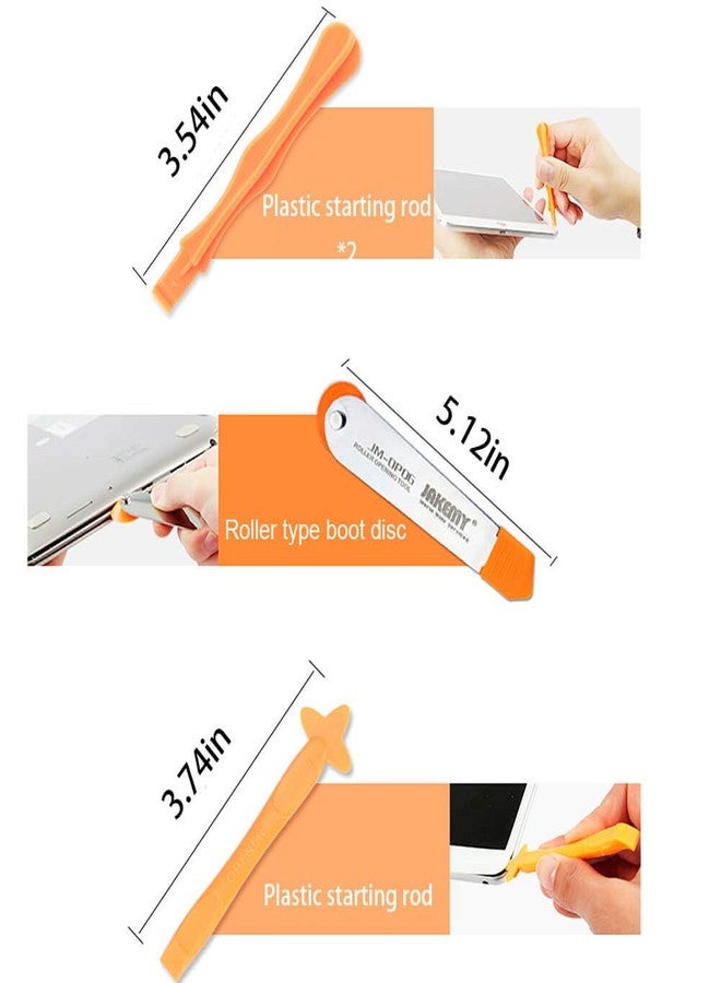 JAKEMY Screen Opening Set Pry Tool - 13 in 1 Mobile Phone Display Replace Kit Electronics Open Tools Pry Bar Opener for iPhone, Ipad Repair - Image 3