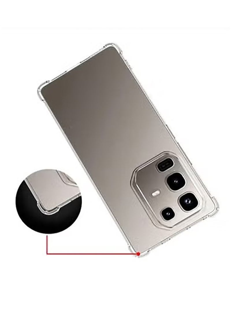 Case Soft Silicone Clear Phone Cover For Infinix Note50X Four Corner Anti Fall Protect Bumper  - Image 2