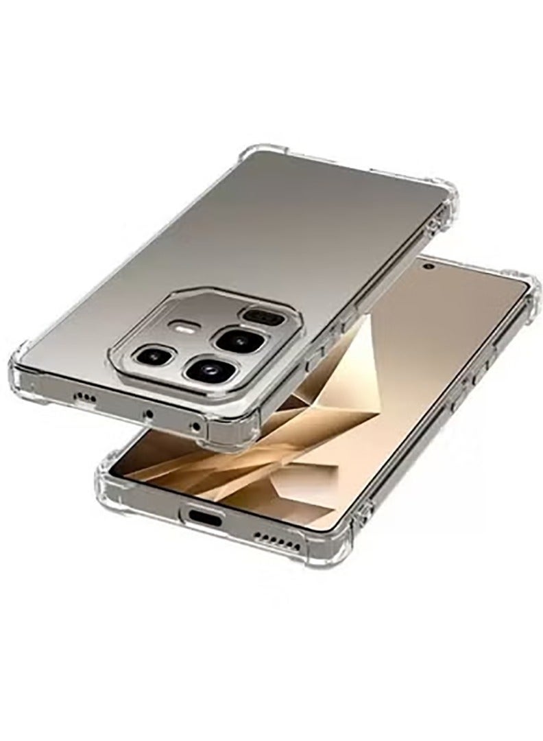 Case Soft Silicone Clear Phone Cover For Infinix Note50X Four Corner Anti Fall Protect Bumper  - Image 3