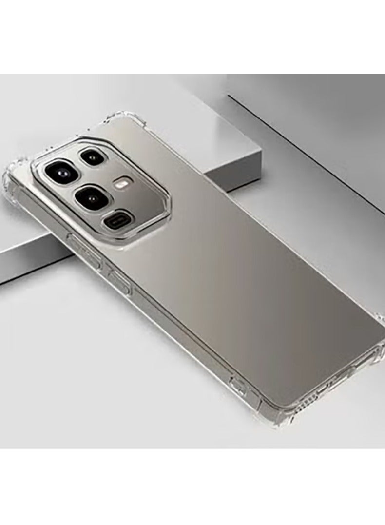 Case Soft Silicone Clear Phone Cover For Infinix Note50X Four Corner Anti Fall Protect Bumper  - Image 4