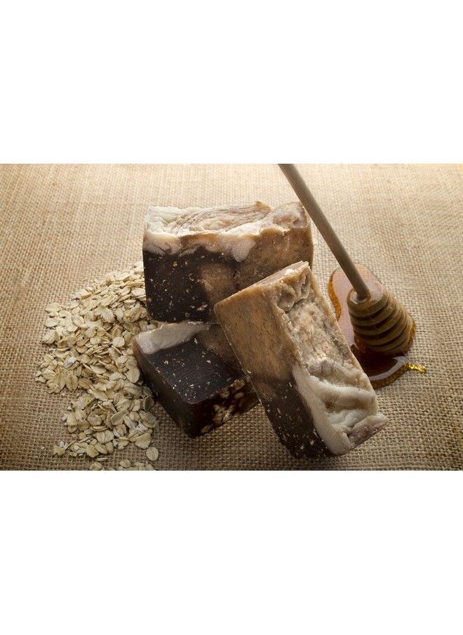 Falls River Soap Company - Honey Oatmeal Soap (4Oz) Damaged Dry Skin Treatment Handmade Soap Relieves Itchy Skin Essential Oils Organic Natural By Falls River Soap Company - Image 1
