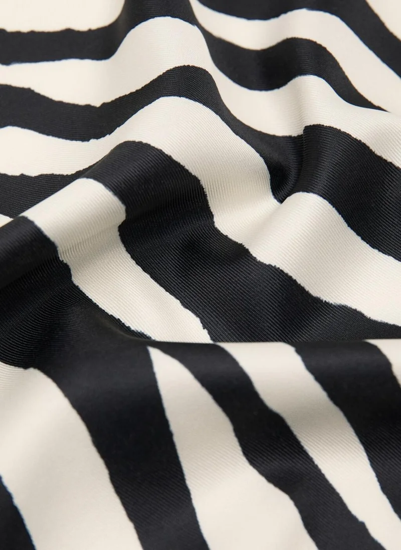 MANGO  Zebra satin scarf for Women | Best Price UAE