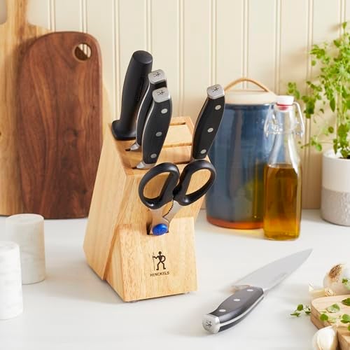 HENCKELS Forged Premio 7-Piece Block Knife Set - Image 2