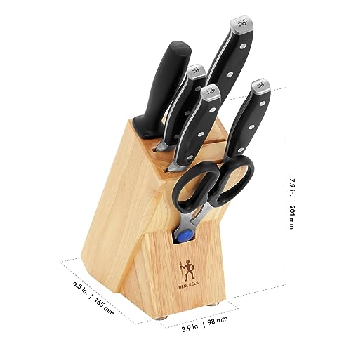 HENCKELS Forged Premio 7-Piece Block Knife Set - Image 3