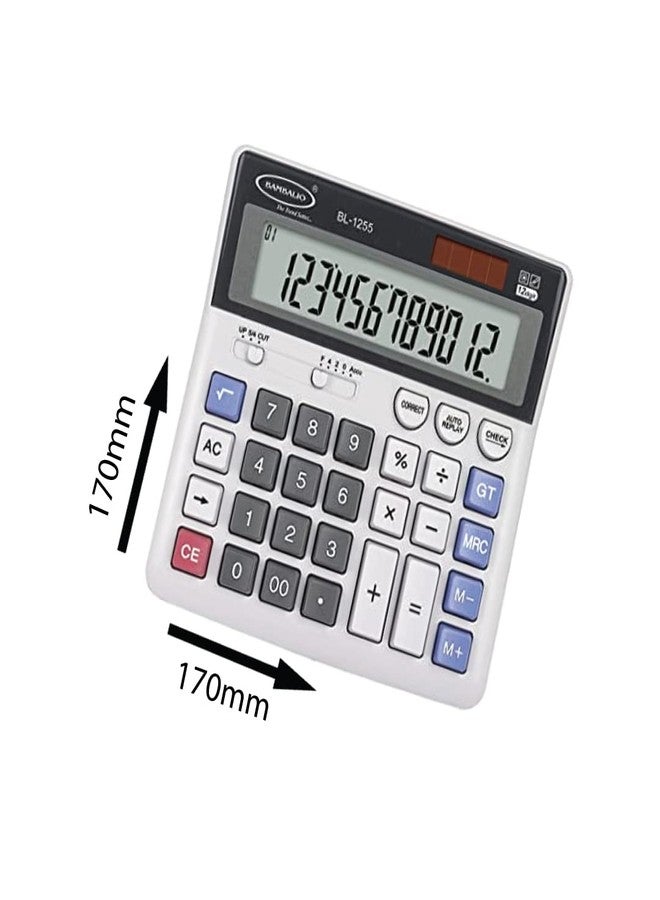 Bambalio BL-1255 Electronic Calculator 12 Digits with IT Keyboard & Big Display 3 Years Warranty - Image 2