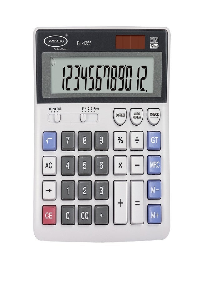 Bambalio BL-1255 Electronic Calculator 12 Digits with IT Keyboard & Big Display 3 Years Warranty - Image 1
