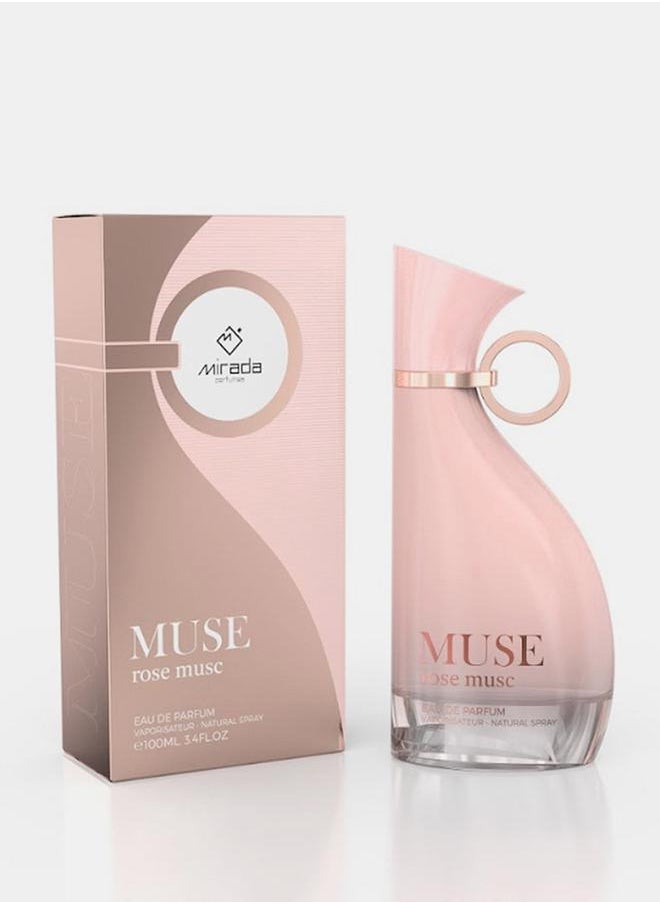 Mirada - Muse Rose Musk Eau De Parfum,100ml - Image 1