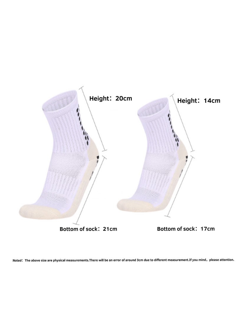 Kenzs 3 Pairs of Football Anti-Slip Socks Gel Socks for Men Women Kids Anti-Slip Football Socks Suitable for Football Basketball Yoga - Image 3