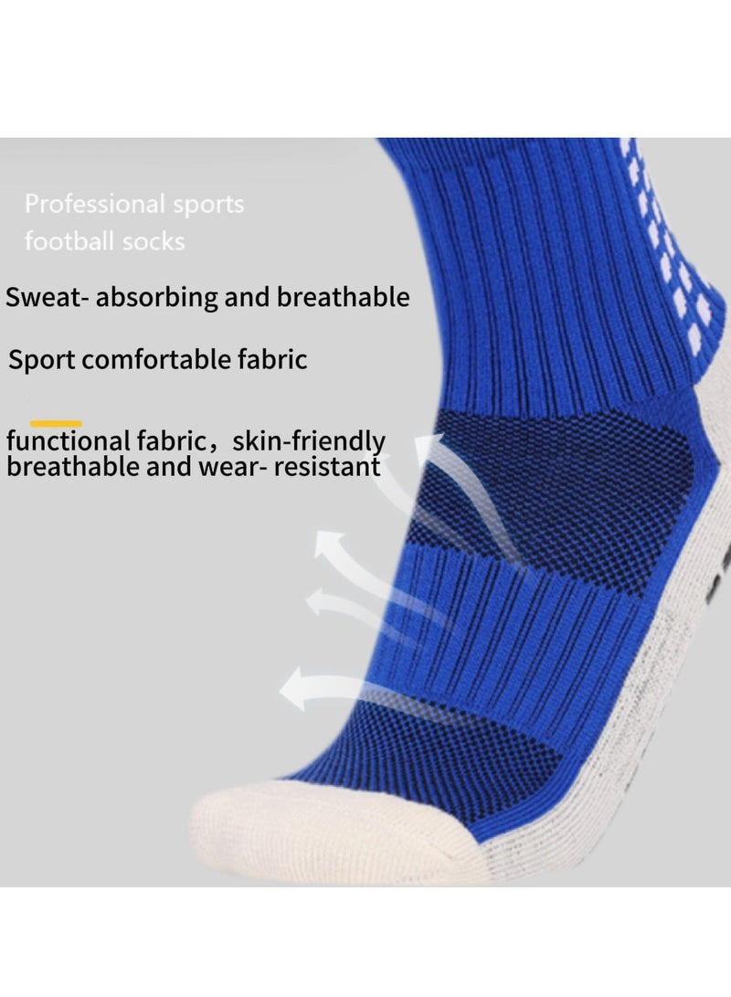 Kenzs 3 Pairs of Football Anti-Slip Socks Gel Socks for Men Women Kids Anti-Slip Football Socks Suitable for Football Basketball Yoga - Image 5