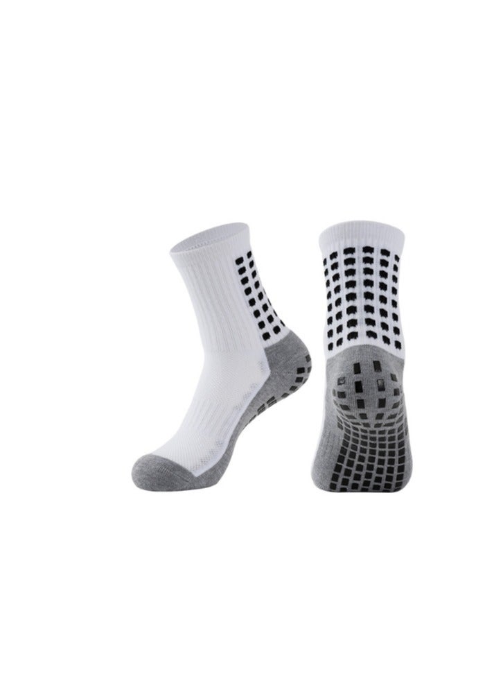 Kenzs 3 Pairs of Football Anti-Slip Socks Gel Socks for Men Women Kids Anti-Slip Football Socks Suitable for Football Basketball Yoga - Image 2