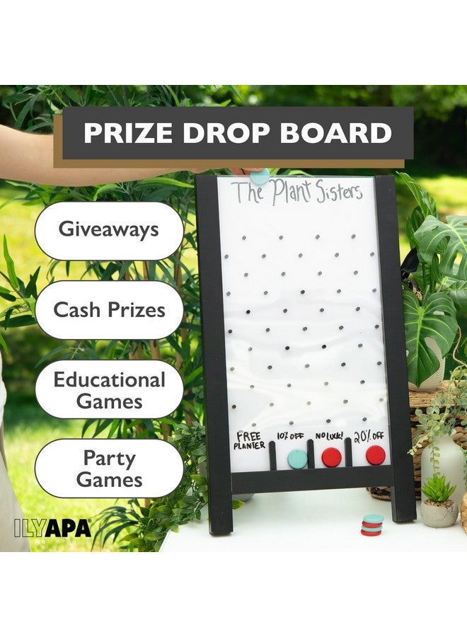 Ilyapa Ilyapa Board - Large Portable Prize Drop Game for Events and Trade Show - 14 x 24 Inch Single Sided - Wooden A-Frame Whiteboard Sign, Eraser  - Image 5