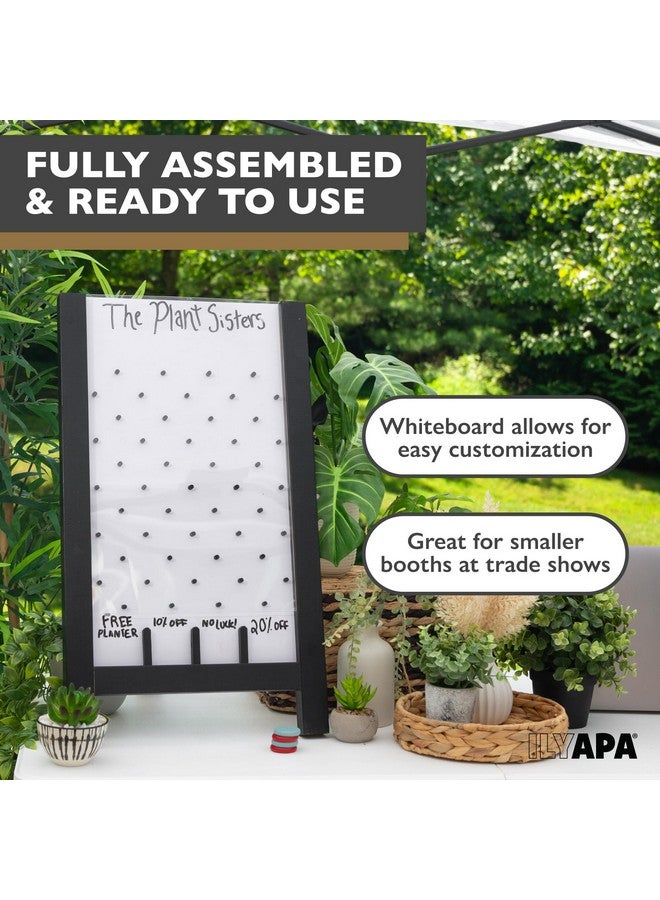 Ilyapa Ilyapa Board - Large Portable Prize Drop Game for Events and Trade Show - 14 x 24 Inch Single Sided - Wooden A-Frame Whiteboard Sign, Eraser  - Image 4