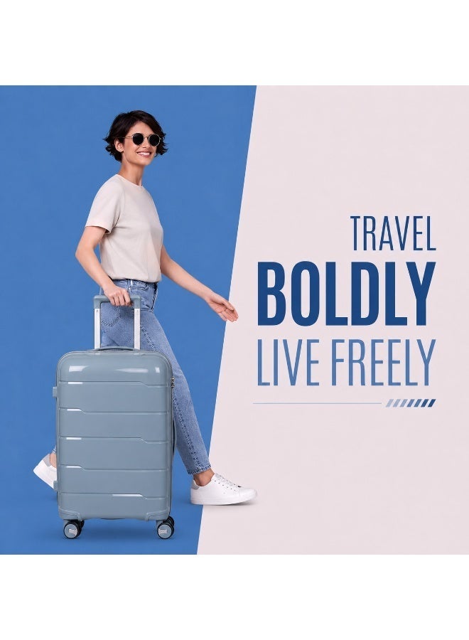 20 Inch Trolley Travel Bag, Compact Hard Shell Cabin Suitcase for Short Trips, Weekend Travel and Organized Packing - Image 2