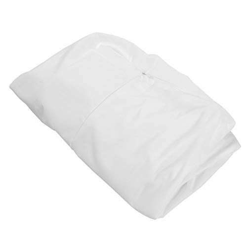 Furhaven Dog Bed Liner WaterResistant Contour Luxe Lounger Foam Mattress Protector Cover White Medium - Image 1
