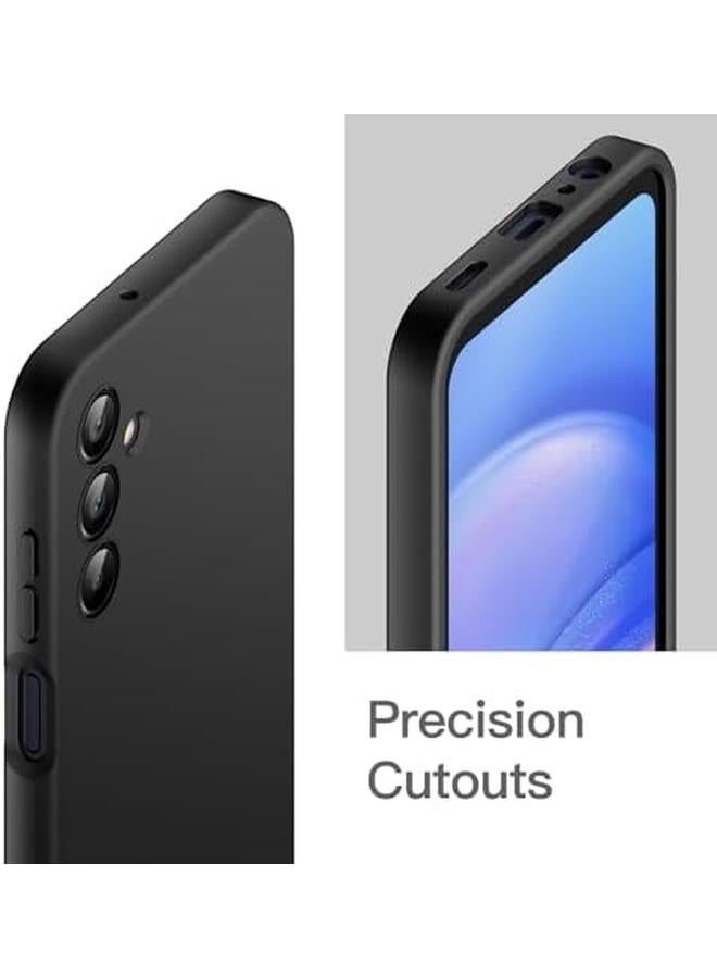 جي تيك جراب رفيع لهاتف Samsung Galaxy A15 5G 4G مقاس 6.5 بوصة مصنوع من مادة TPU الناعمة وغطاء حماية رفيع مع لمسة نهائية غير لامعة مقاوم للصدمات باللون الأسود - Image 5