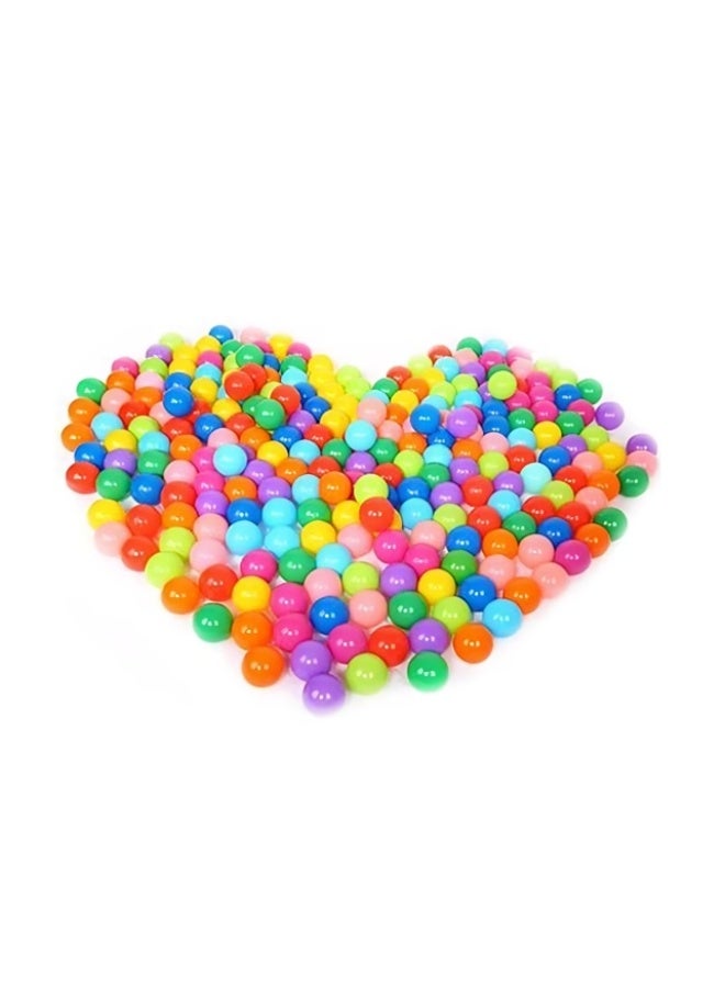 STORE 7 Soft Play Balls Set for Kids 100 Colorful Plastic Balls for Ball Pit Pool Tent Indoor Outdoor Toy Gift - Image 3
