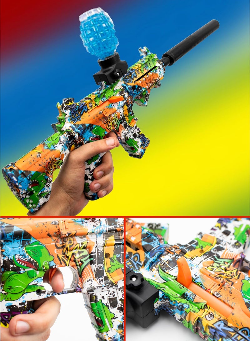 Colorful Graffiti Design Water Gel Ball Gun for Kids - Fun-Filled Play Experience  - Image 5