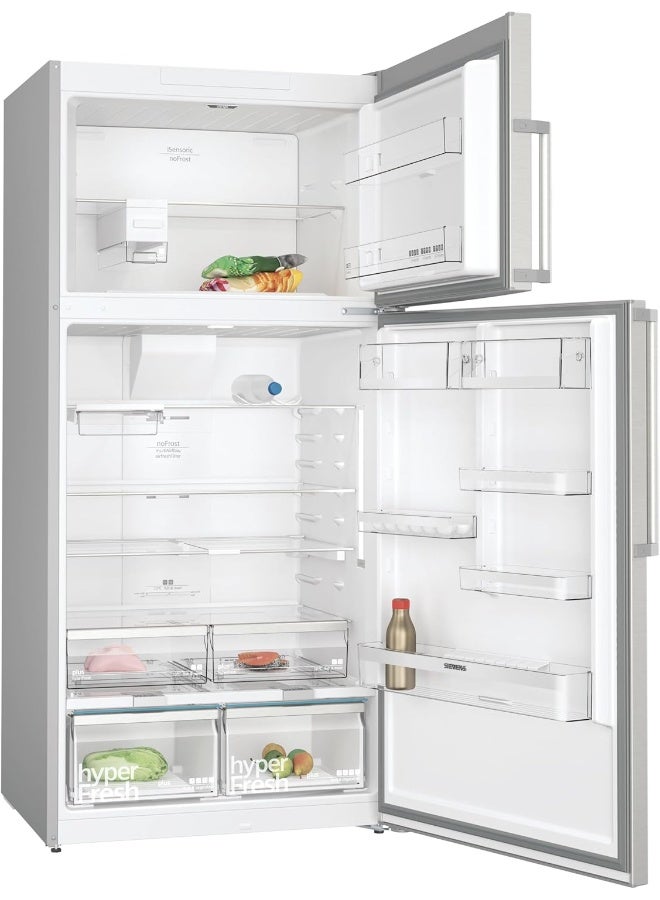 Siemens Fridge iQ500, Free Standing Top Mount Fridge Freezer, 687L Gross / 641L Net, German Engineering Fridge, Inox, KD86NHIE0M KD86NHIE0M Inox - Image 2