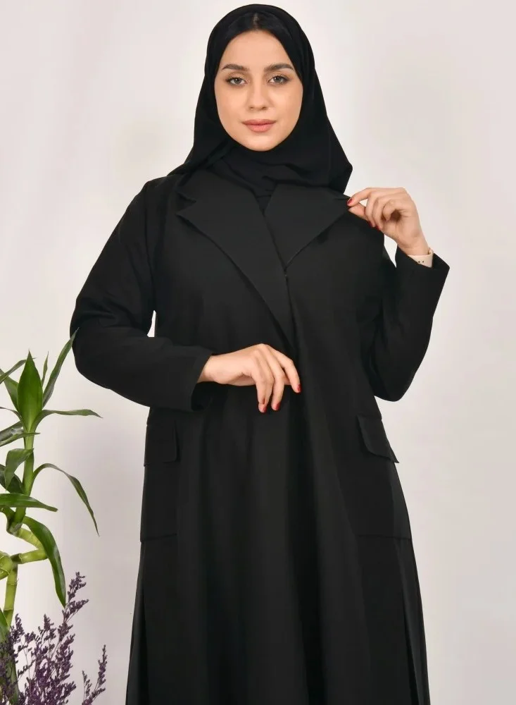 lamha abaya Formal and practical abaya with side pockets