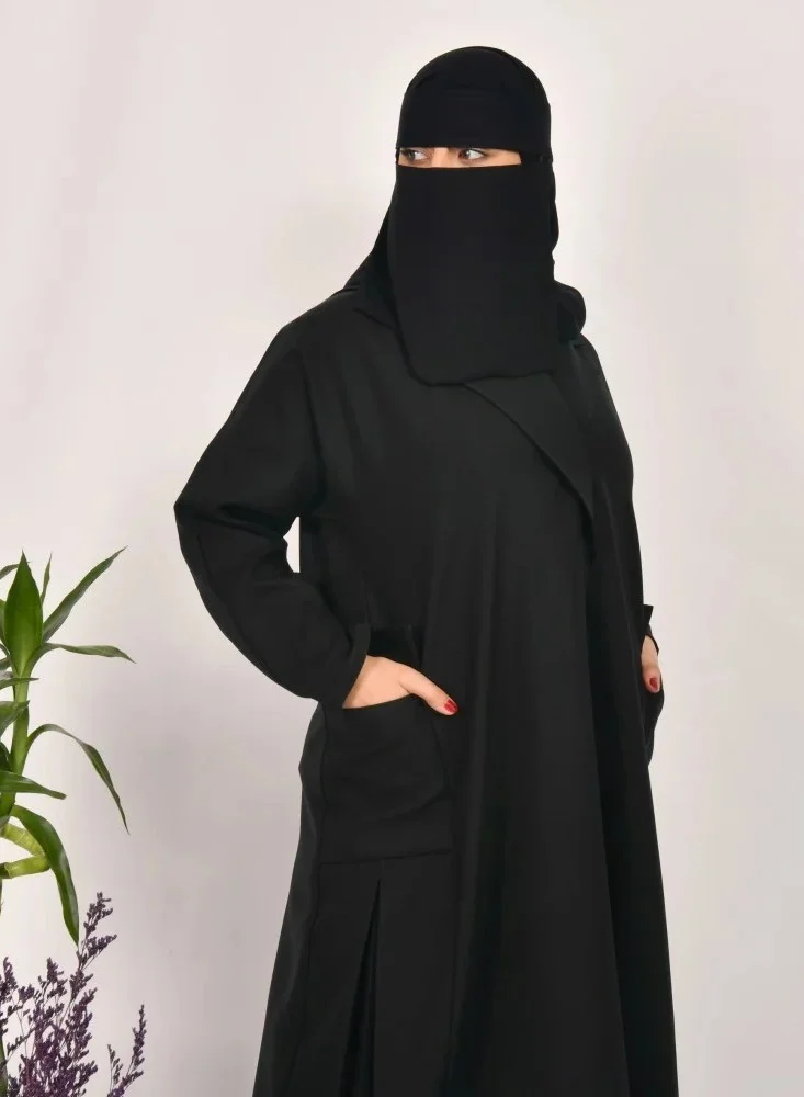 lamha abaya Formal and practical abaya with side pockets