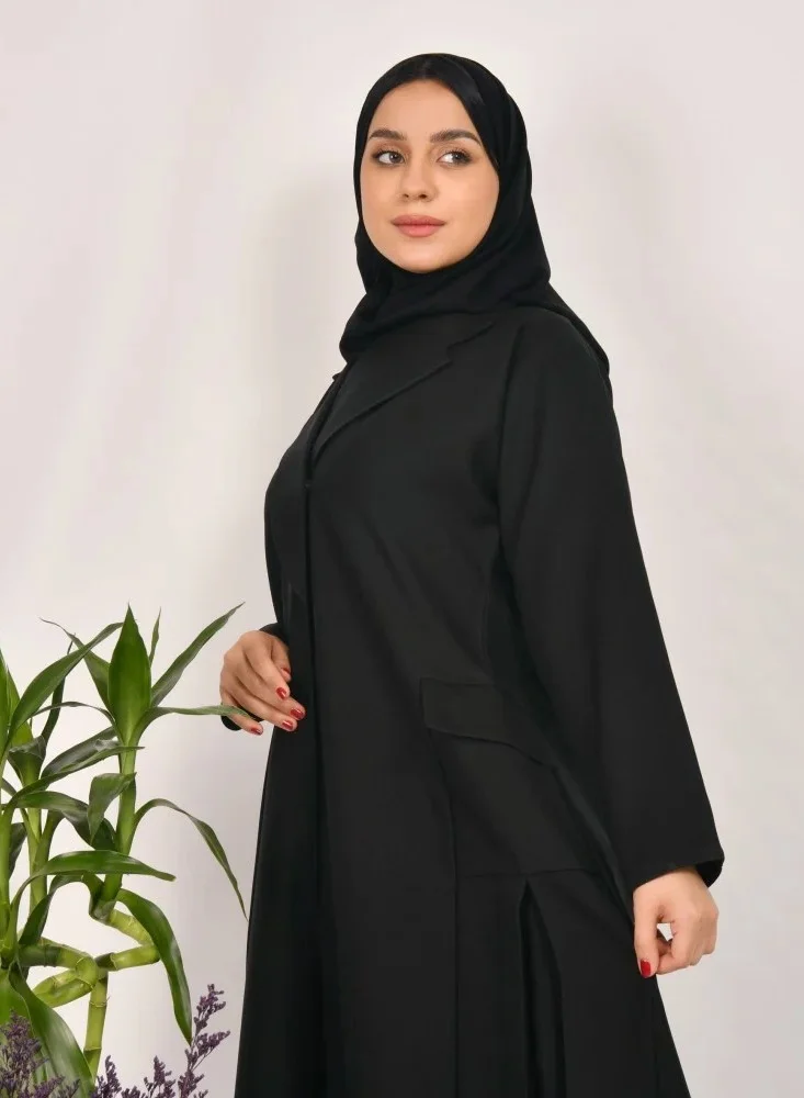 lamha abaya Formal and practical abaya with side pockets