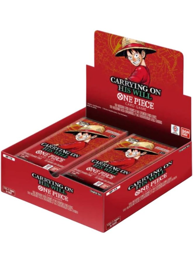 One Piece Card Game – OP-13 “Carrying on His Will” Booster Box (English) – 24 Packs, 3rd Anniversary Set