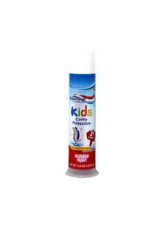 Aquafresh Kids Pump Cavity Protection Bubble Mint Fluoride Toothpaste For Cavity Protection, 4.6 Ounce (Pack Of 2)  - Image 1