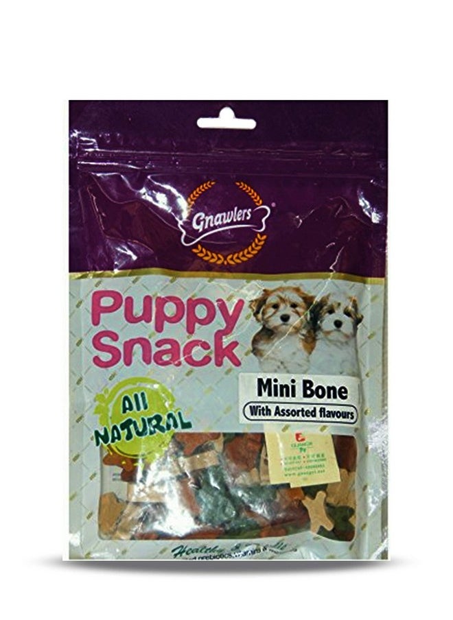 Gnawlers - Chicken Puppy Mini Snack Bone For Baby Dog Treat, 250 G - Image 1
