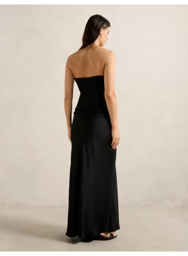 forever new Isra Drape Strapless Maxi