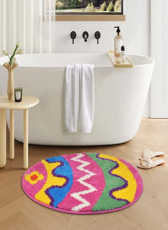 Vanleonet Easter Bathroom Rugs, Cute Easter Eggs Bath Mat for Easter Bathroom, Farmhouse Bath Mats, Holiday Decorations Non Slip 30x22 Inches - Image 1