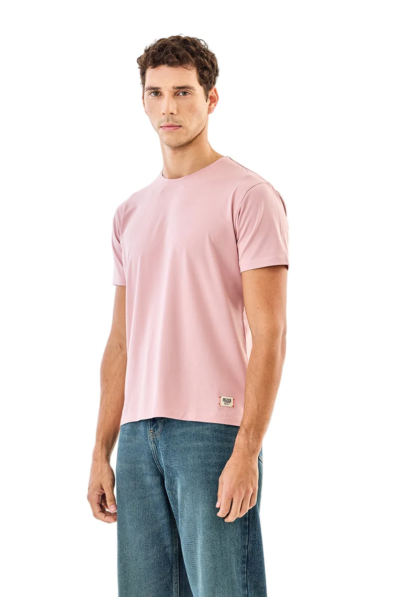 SNITCH Basic Side Slit Stretch T-Shirt